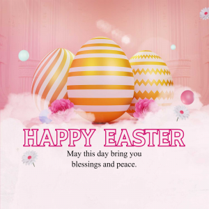 Happy Easter event advertisement