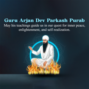 Arjan Gurpurab of Guru Arjan Dev ji flyer