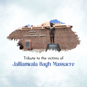 Jallianwala Bagh Massacre whatsapp status poster