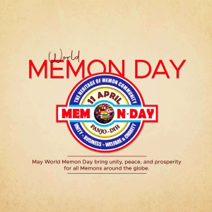 World Memon Day illustration