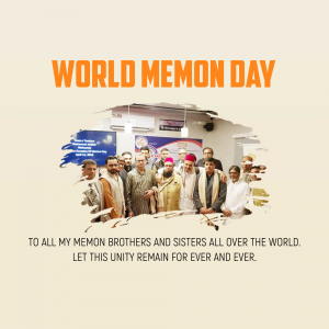 World Memon Day image