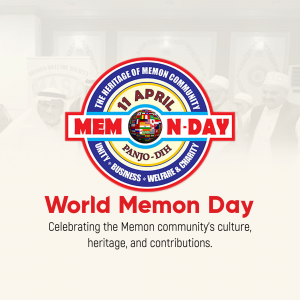 World Memon Day poster