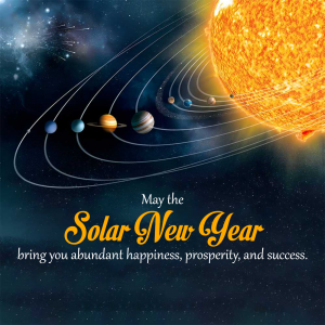 Solar New Year illustration