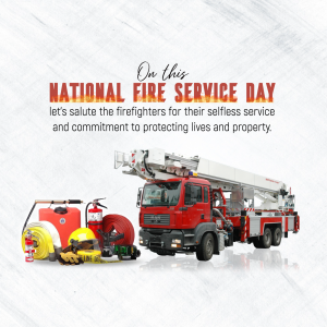 National Fire Service Day graphic