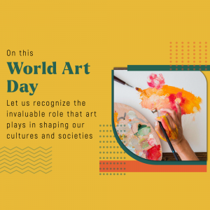 World Art Day graphic