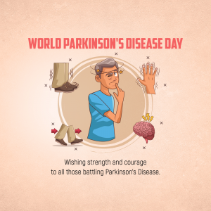 world Parkinson's Disease Day marketing flyer