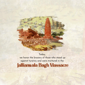 Jallianwala Bagh Massacre poster Maker