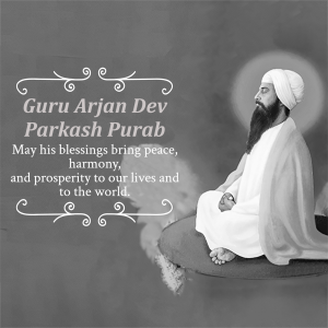 Arjan Gurpurab of Guru Arjan Dev ji poster