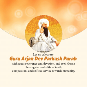 Arjan Gurpurab of Guru Arjan Dev ji image