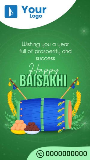 Baisakhi Story ad post