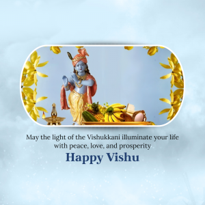 Vishu greeting image