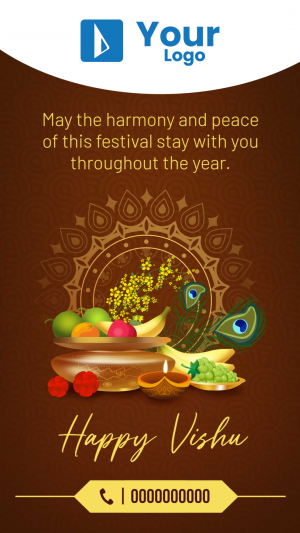 Vishu Story greeting image