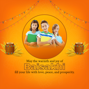 Business Post - Baisakhi greeting image
