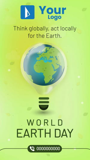 Earth Day Story flyer