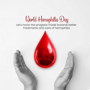 World Hemophilia Day greeting image