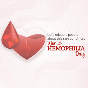 World Hemophilia Day poster Maker