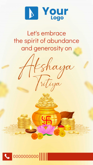 Akshaya Tritiya Story Instagram flyer