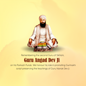 Shri Guru Angad Dev Prakash Purab banner