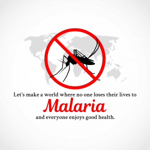 World Malaria Day whatsapp status poster