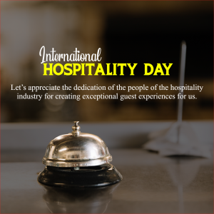 International Hospitality Day marketing poster