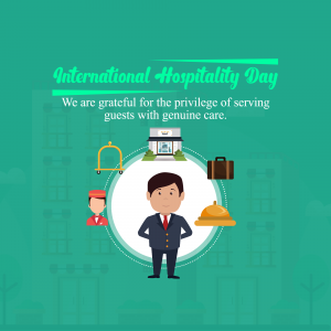 International Hospitality Day creative image