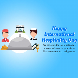 International Hospitality Day Facebook Poster