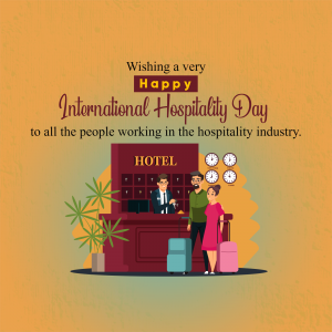 International Hospitality Day poster Maker