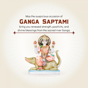 Ganga Saptami event advertisement