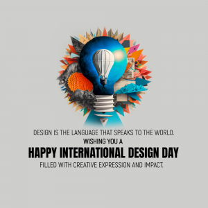 International Design Day marketing poster