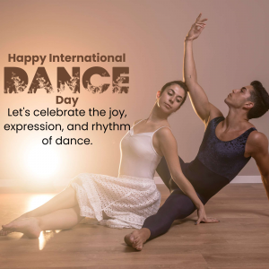International Dance Day Facebook Poster