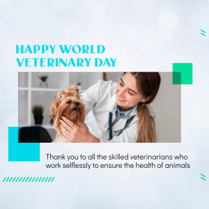 World Veterinary Day event advertisement