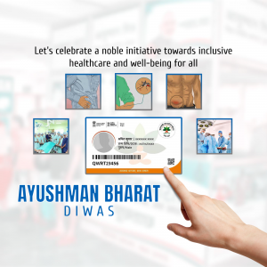 Ayushman Bharat Diwas illustration