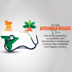 Ayushman Bharat Diwas Instagram Post