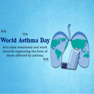 World Asthma Day Facebook Poster