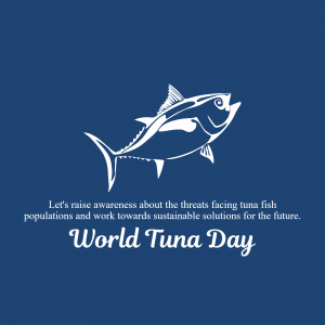 World Tuna Day whatsapp status poster
