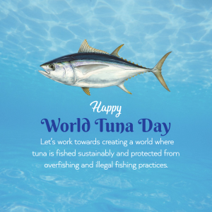 World Tuna Day marketing flyer