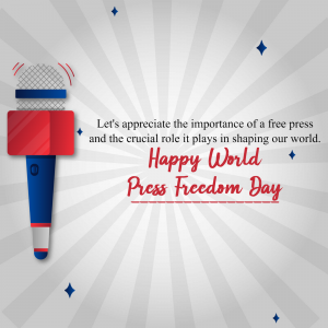 World Press Freedom Day creative image