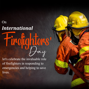 International Firefighters' Day Instagram Post