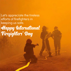 International Firefighters' Day poster Maker