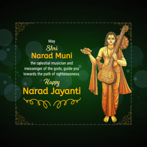 Narad Jayanti marketing poster