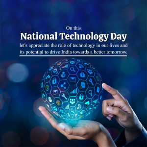 National Technology Day Facebook Poster