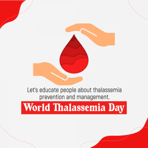 World Thalassemia Day creative image