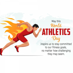 World Athletics Day marketing flyer