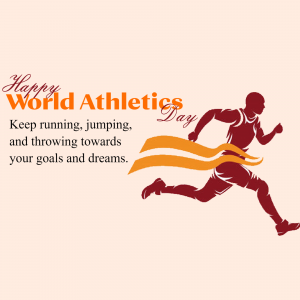 World Athletics Day event advertisement