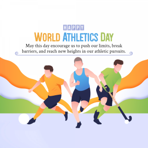 World Athletics Day poster Maker