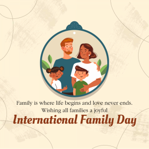 International Day of Families creative image