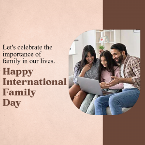 International Day of Families Facebook Poster
