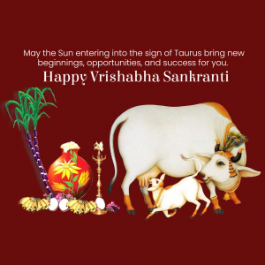 Vrishabha Sankranti Instagram Post