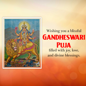 Gandheshwari Puja flyer