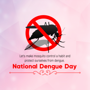 National Dengue Day event advertisement